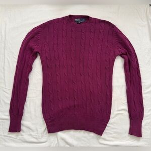 Vintage Polo by Ralph Lauren Men or Women’s Rich Purple Crewneck Sweater